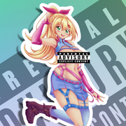 Dark Magician Girl SE NSFW Full Body Kiss-Cut Vinyl Decal