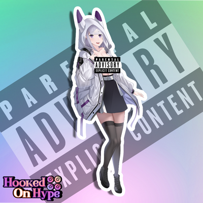 Emilia SE NSFW Full Body Kiss-Cut Vinyl Decal