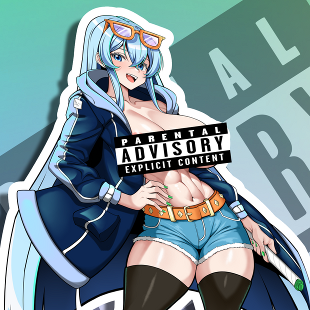 Esdeath SE NSFW Full Body Kiss-Cut Vinyl Decal