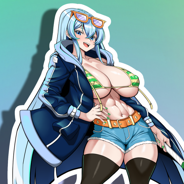 Esdeath SE Full Body Kiss-Cut Vinyl Decal