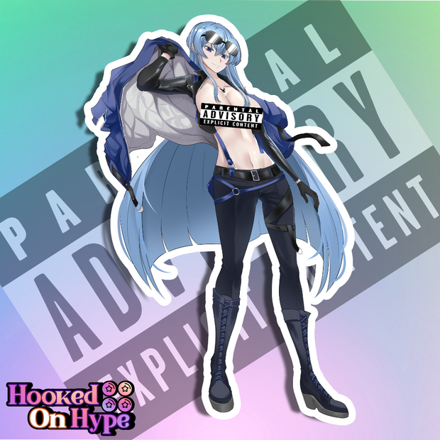 Esdeath SE V2 NSFW Full Body Kiss-Cut Vinyl Decal