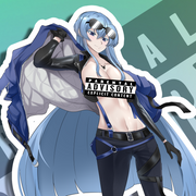 Esdeath SE V2 NSFW Full Body Kiss-Cut Vinyl Decal