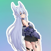 Fenrys Back View Full Body Kiss-Cut Vinyl Decal