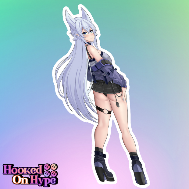 Fenrys Back View Full Body Kiss-Cut Vinyl Decal