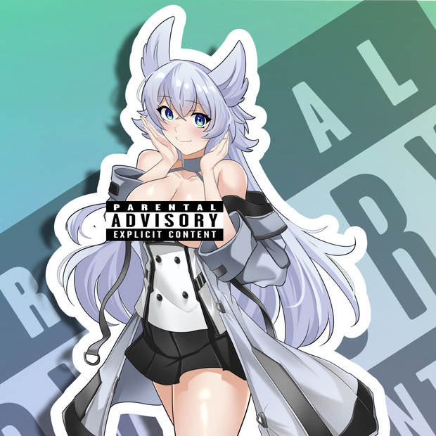 Fenrys SE Black/White NSFW Full Body Kiss-Cut Vinyl Decal