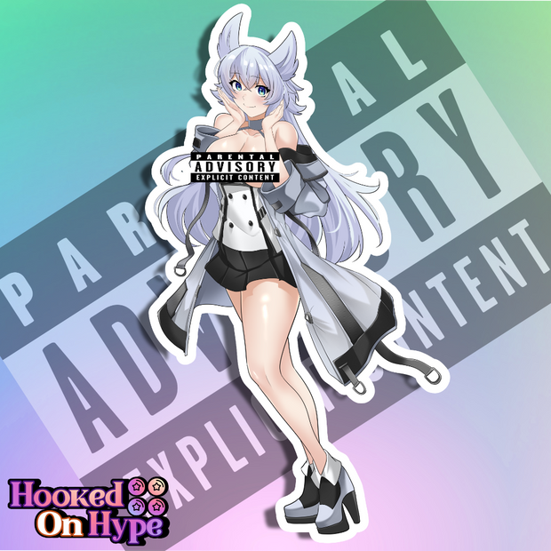 Fenrys SE Black/White NSFW Full Body Kiss-Cut Vinyl Decal