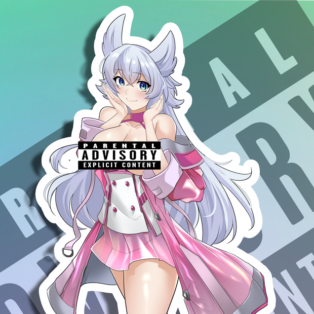 Fenrys SE Pink/White NSFW Full Body Kiss-Cut Vinyl Decal