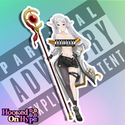 Frieren SE NSFW Full Body Kiss-Cut Vinyl Decal