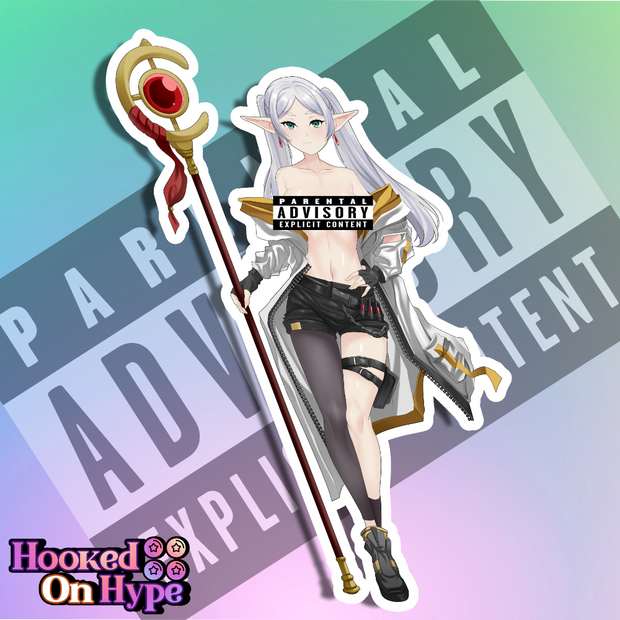 Frieren SE NSFW Full Body Kiss-Cut Vinyl Decal