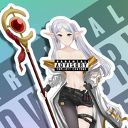 Frieren SE NSFW Full Body Kiss-Cut Vinyl Decal