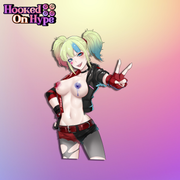 Harley Quinn | Anime Sticker Decal (SFW & NSFW)