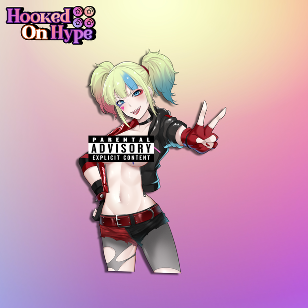 Harley Quinn | Anime Sticker Decal (SFW & NSFW)