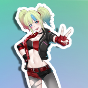 Harley Quinn SE Full Body Kiss-Cut Vinyl Decal