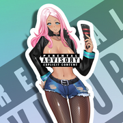 Hibana SE V2 NSFW Full Body Kiss-Cut Vinyl Decal
