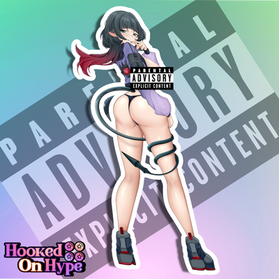 Jane Doe Back View NSFW Full Body Kiss-Cut Vinyl Decal