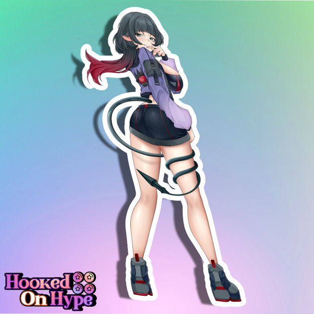 Jane Doe Back View Full Body Kiss-Cut Vinyl Decal