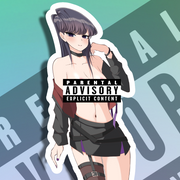 Komi SE NSFW Full Body Kiss-Cut Vinyl Decal