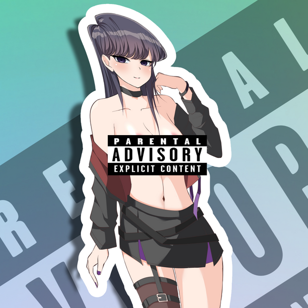 Komi SE NSFW Full Body Kiss-Cut Vinyl Decal