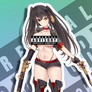 Kurumi Race Queen NSFW Full Body Kiss-Cut Vinyl Decal