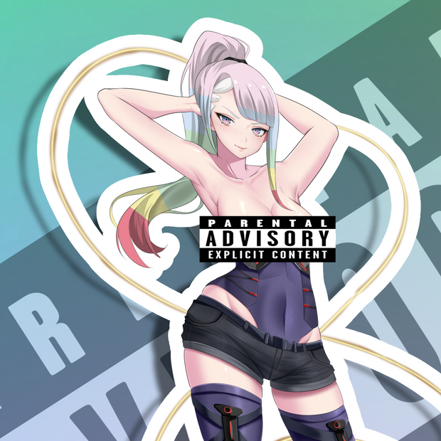 Lucy Kushinada SE NSFW Full Body Kiss-Cut Vinyl Decal