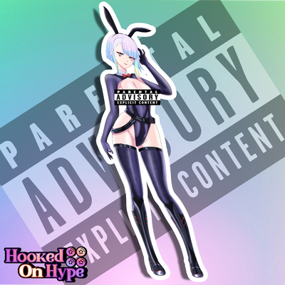 Lucy Kushinada Bunny NSFW Full Body Kiss-Cut Vinyl Decal