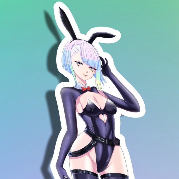 Lucy Kushinada Bunny Full Body Kiss-Cut Vinyl Decal