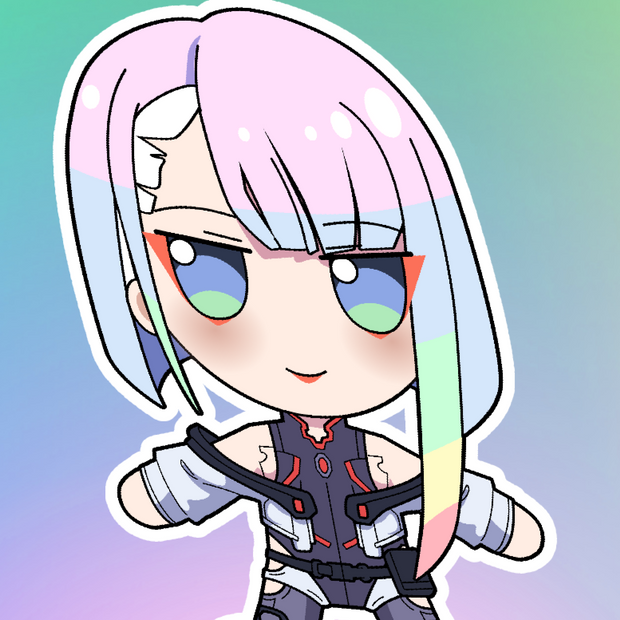 Lucy Kushinada Fumo Full Body Kiss-Cut Vinyl Decal