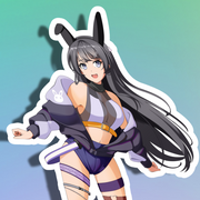 Mai Sakurajima SE Full Body Kiss-Cut Vinyl Decal