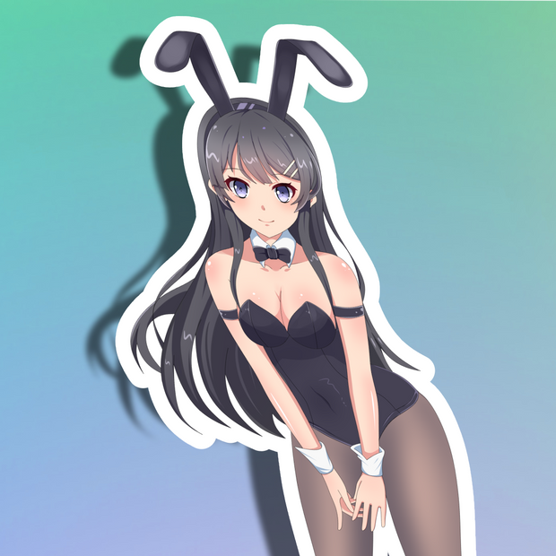 Mai Sakurajima Bunny Full Body Kiss-Cut Vinyl Decal