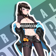 Maki Oze SE V2 NSFW Full Body Kiss-Cut Vinyl Decal