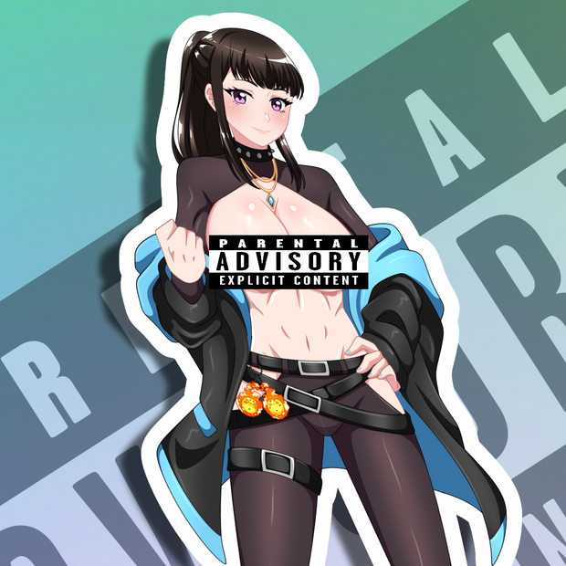 Maki Oze SE V2 NSFW Full Body Kiss-Cut Vinyl Decal