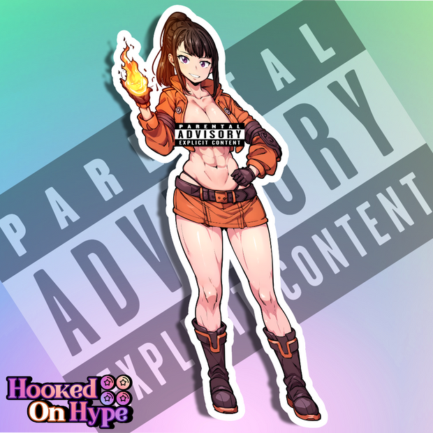 Maki Oze SE NSFW Full Body Kiss-Cut Vinyl Decal