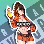 Maki Oze SE NSFW Full Body Kiss-Cut Vinyl Decal