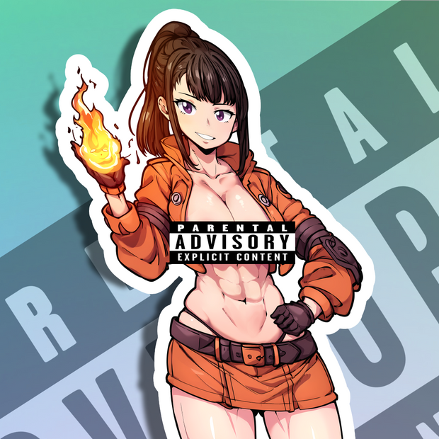 Maki Oze SE NSFW Full Body Kiss-Cut Vinyl Decal