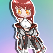 Makima SE Chibi Full Body Kiss-Cut Vinyl Decal