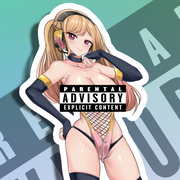 Marin Race Queen NSFW Full Body Kiss-Cut Vinyl Decal