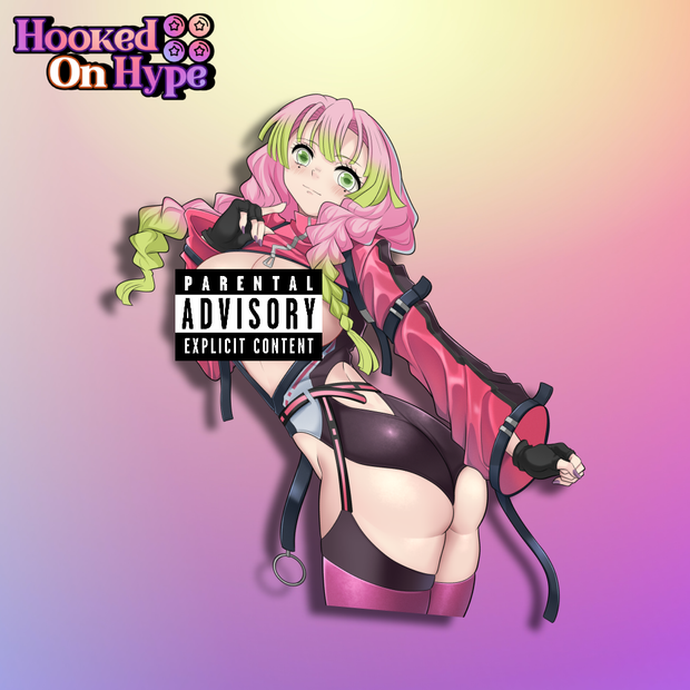 Mitsuri Back View | Anime Sticker Decal (SFW & NSFW)