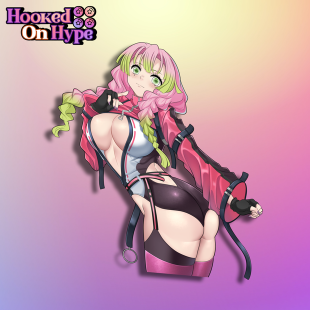 Mitsuri Back View | Anime Sticker Decal (SFW & NSFW)