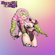 Mitsuri Race Queen | Anime Sticker Decal (SFW & NSFW)