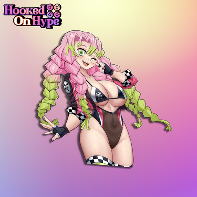 Mitsuri Race Queen | Anime Sticker Decal (SFW & NSFW)