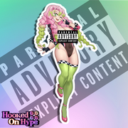 Mitsuri Race Queen NSFW Full Body Kiss-Cut Vinyl Decal