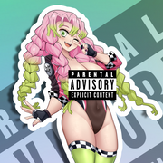 Mitsuri Race Queen NSFW Full Body Kiss-Cut Vinyl Decal