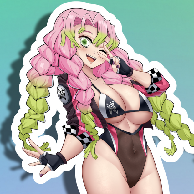 Mitsuri Race Queen Full Body Kiss-Cut Vinyl Decal