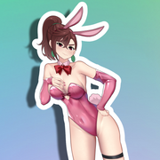Momo Ayase Bunny Full Body Kiss-Cut Vinyl Decal
