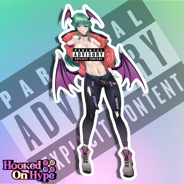 Morrigan SE NSFW Full Body Kiss-Cut Vinyl Decal