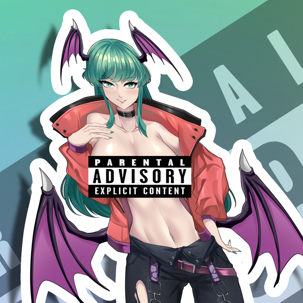 Morrigan SE NSFW Full Body Kiss-Cut Vinyl Decal