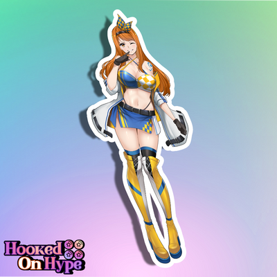 Nami Race Queen Full Body Kiss-Cut Vinyl Decal