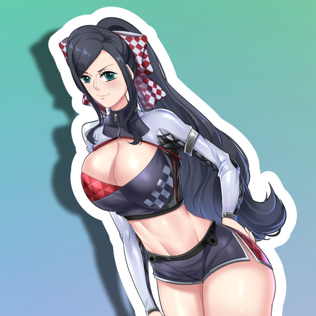 Nico Robin Race Queen Full Body Kiss-Cut Vinyl Decal