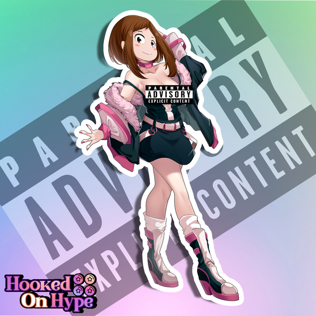 Ochaco Uraraka SE NSFW Full Body Kiss-Cut Vinyl Decal