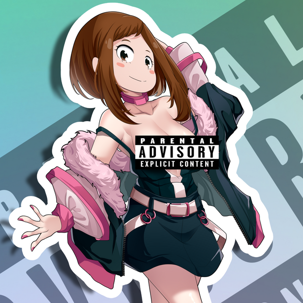 Ochaco Uraraka SE NSFW Full Body Kiss-Cut Vinyl Decal